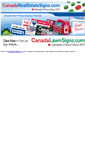 Mobile Screenshot of canadarealestatesigns.com